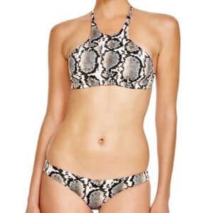 Vitamin A High Neck Leopard Print Bikini TOP only